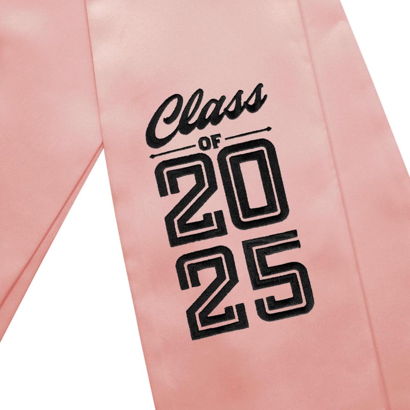 Endea Graduation Stole Class of 2025 With Classic Tips - Unisex Adult - 62" Long - Graduation Sash - Image 5